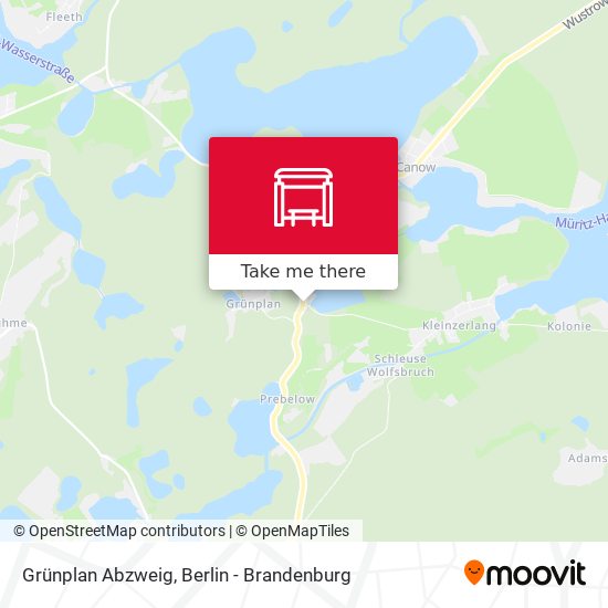 Grünplan Abzweig map