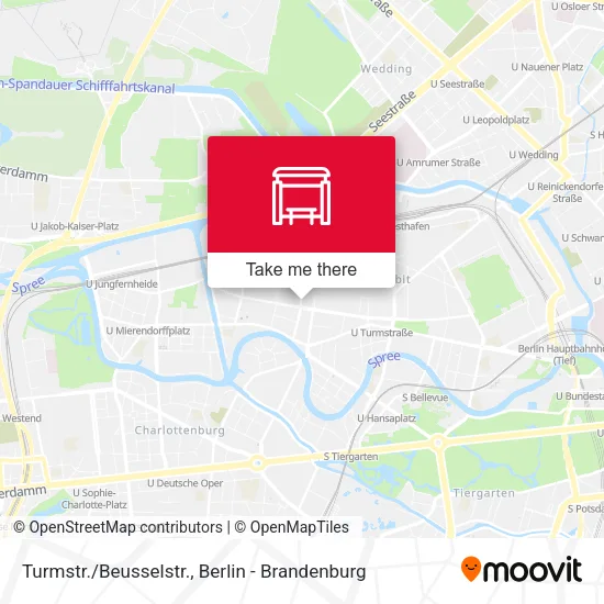 Карта Turmstr./Beusselstr.