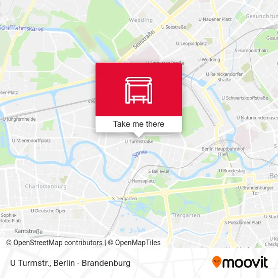 Карта U Turmstr.