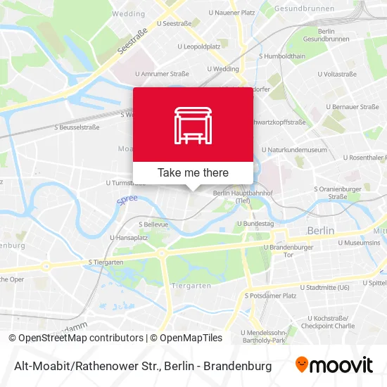 Карта Alt-Moabit/Rathenower Str.