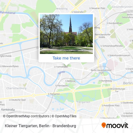 Kleiner Tiergarten map