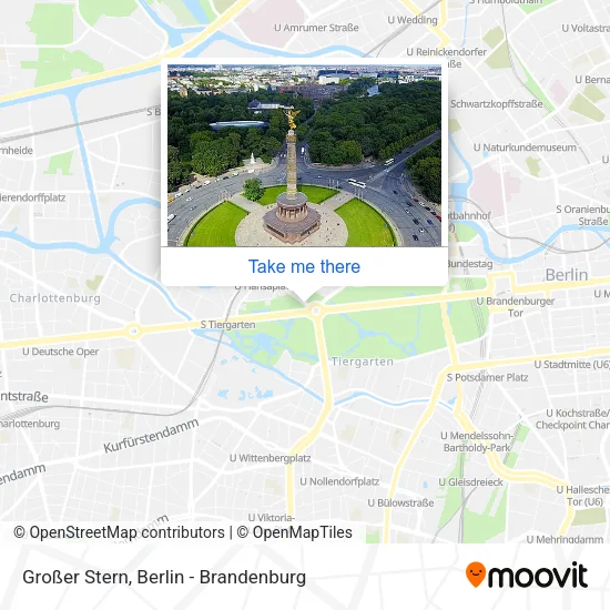 Карта Großer Stern