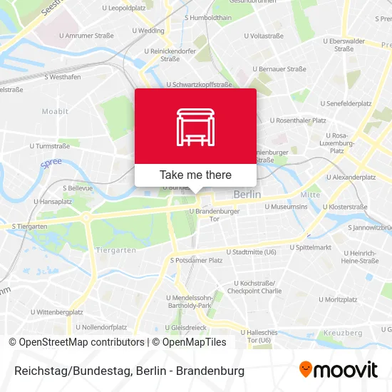 Reichstag/Bundestag map