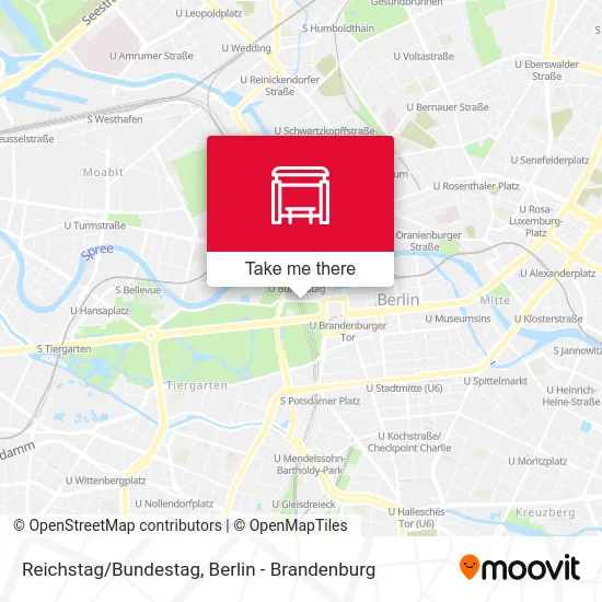 Reichstag/Bundestag map