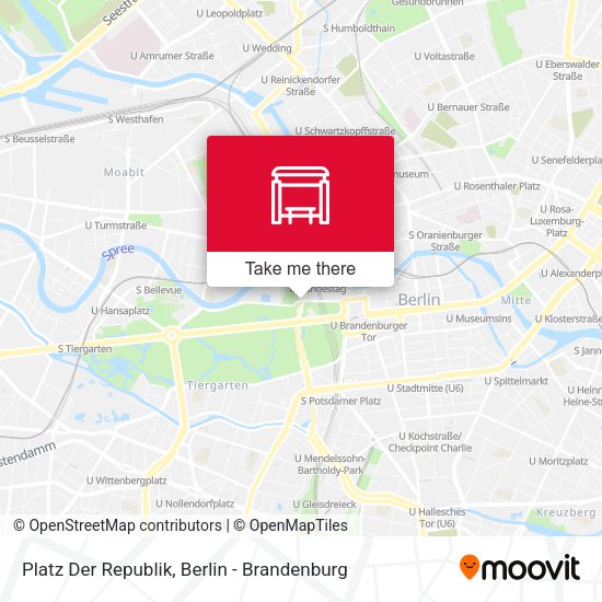 Карта Platz Der Republik