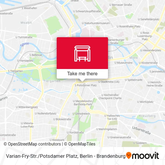 Карта Varian-Fry-Str. / Potsdamer Platz