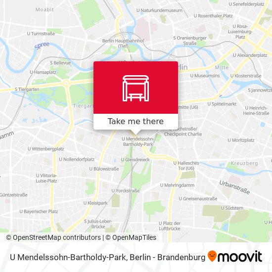 U Mendelssohn-Bartholdy-Park map