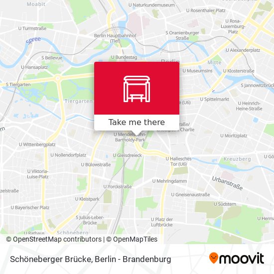 Schöneberger Brücke map