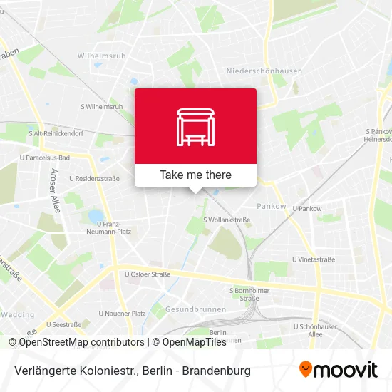 Карта Verlängerte Koloniestr.