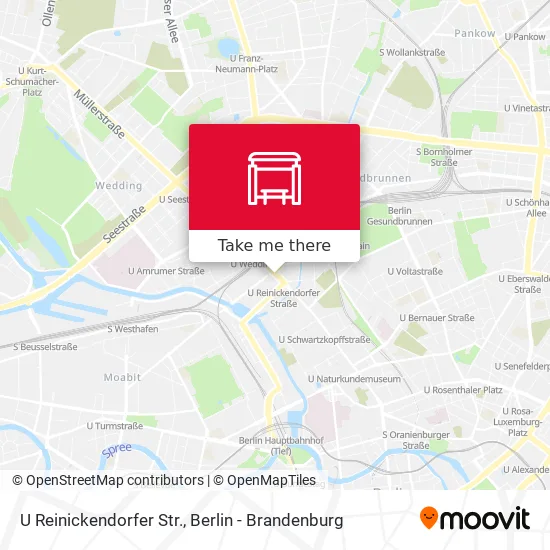 Карта U Reinickendorfer Str.