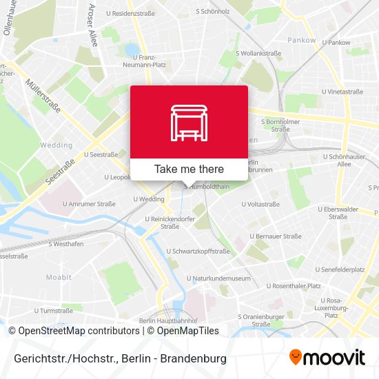 Карта Gerichtstr./Hochstr.