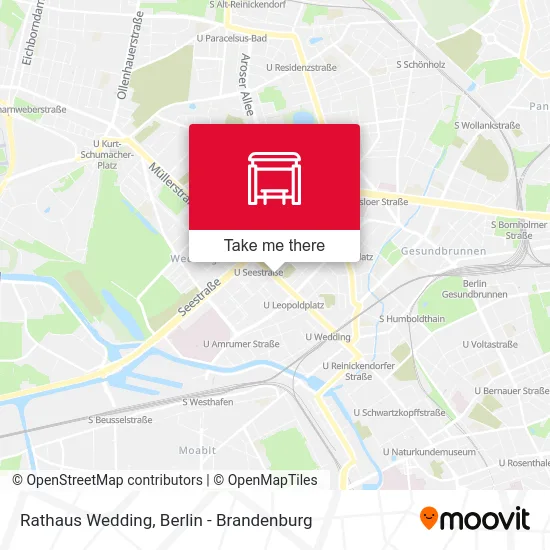 Rathaus Wedding map