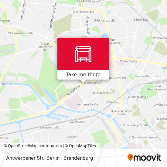 Antwerpener Str. map