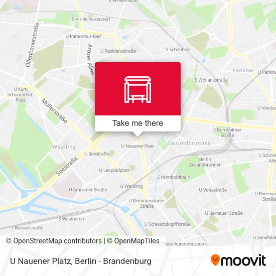 Карта U Nauener Platz
