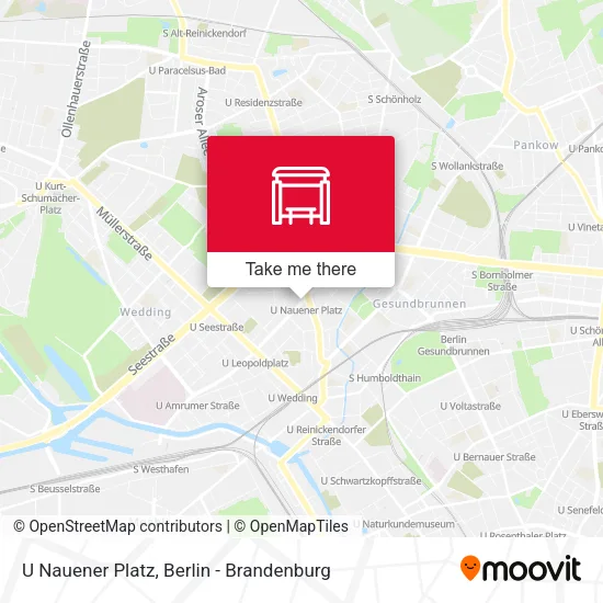 Карта U Nauener Platz