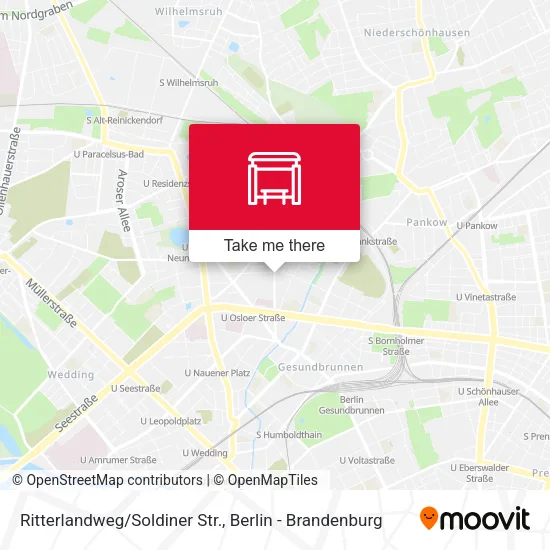 Карта Ritterlandweg/Soldiner Str.