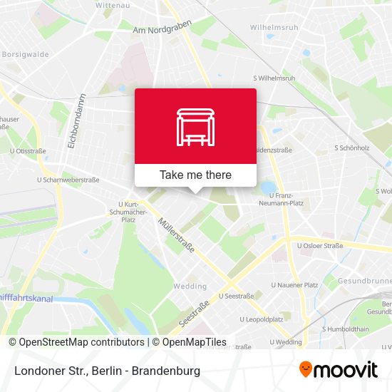Карта Londoner Str.