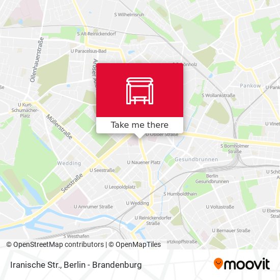 Iranische Str. map