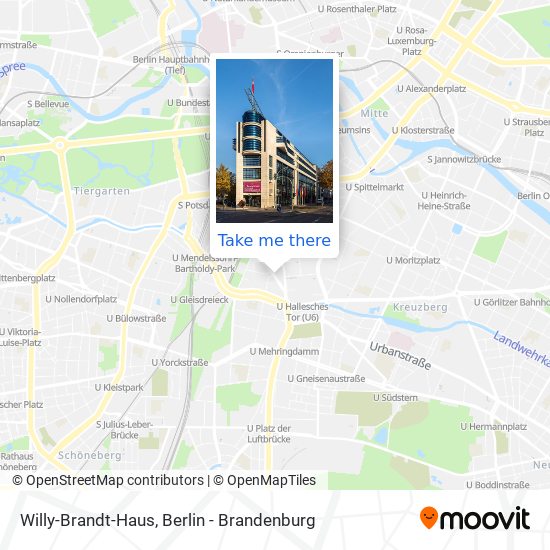 Willy-Brandt-Haus map