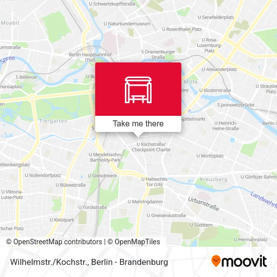 Карта Wilhelmstr./Kochstr.