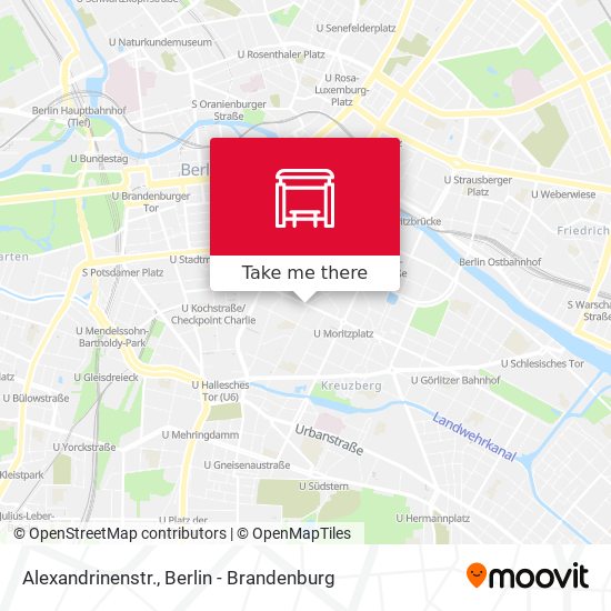 Alexandrinenstr. map
