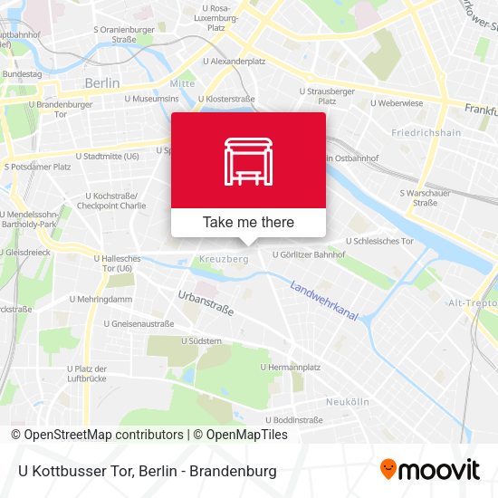 Карта U Kottbusser Tor