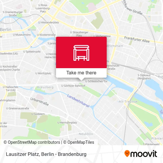 Lausitzer Platz map