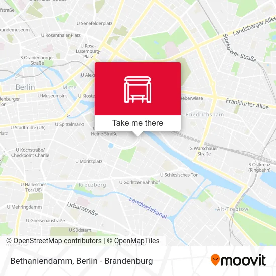Bethaniendamm map