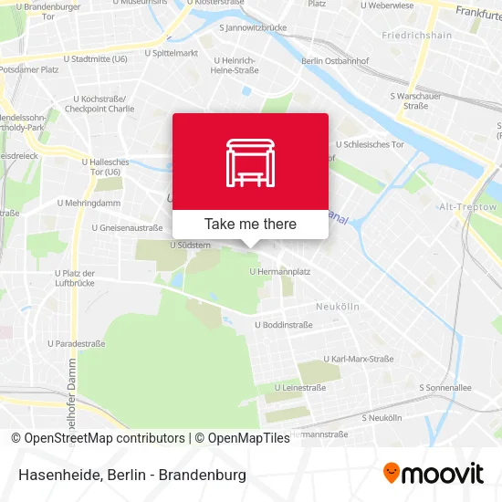 Карта Hasenheide