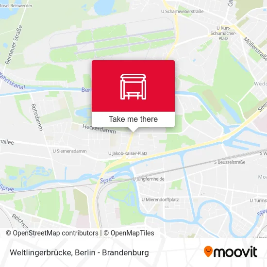 Weltlingerbrücke map