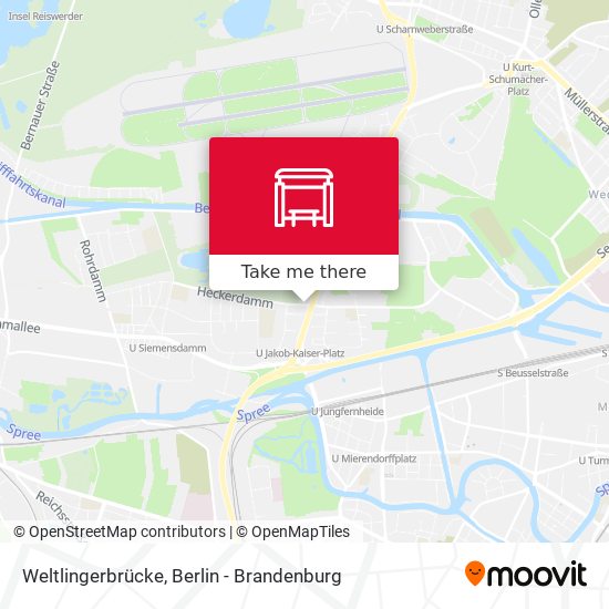Weltlingerbrücke map