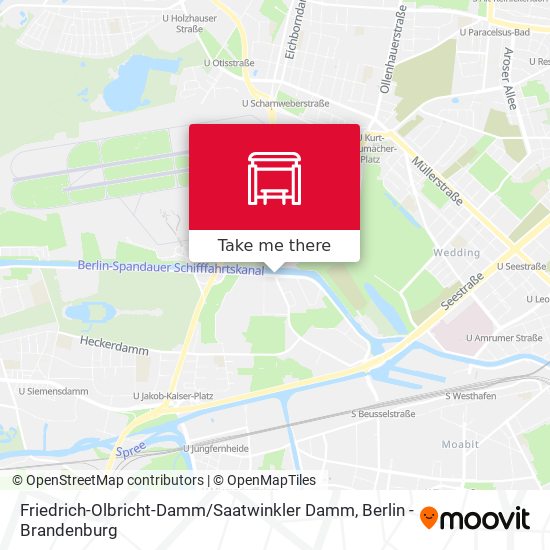 Friedrich-Olbricht-Damm / Saatwinkler Damm map