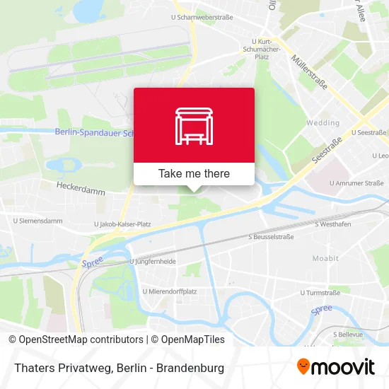 Карта Thaters Privatweg