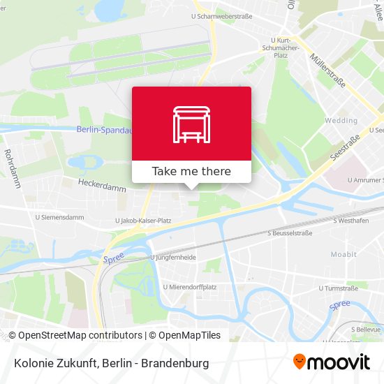 Kolonie Zukunft map