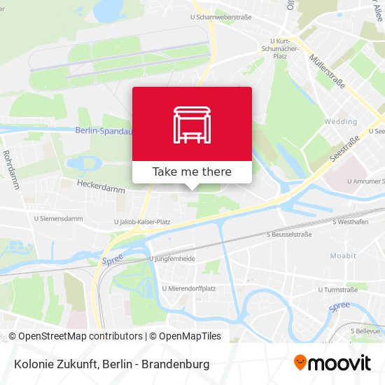 Kolonie Zukunft map