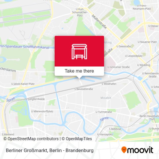 Berliner Großmarkt map