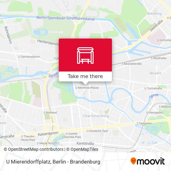 U Mierendorffplatz map