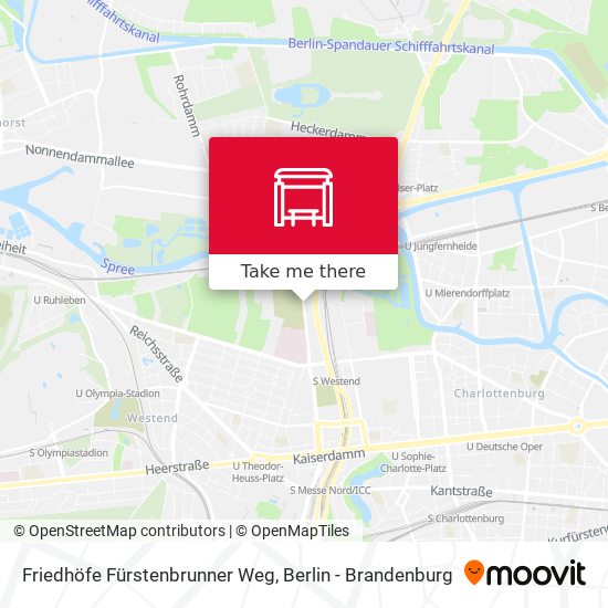 Friedhöfe Fürstenbrunner Weg map