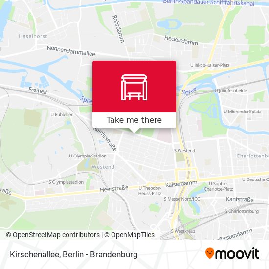 Kirschenallee map