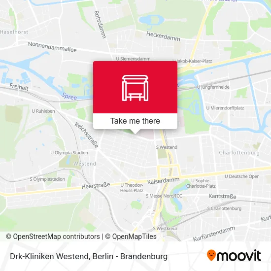 Карта Drk-Kliniken Westend