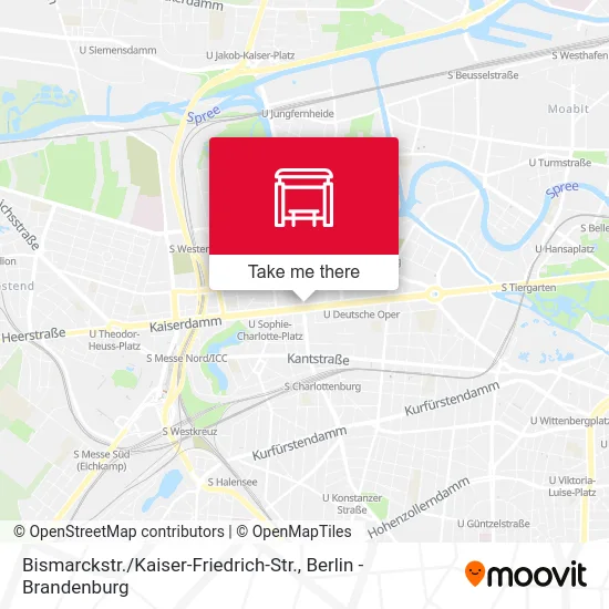 Карта Bismarckstr. / Kaiser-Friedrich-Str.