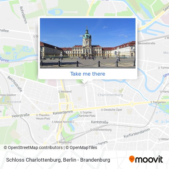 Schloss Charlottenburg map