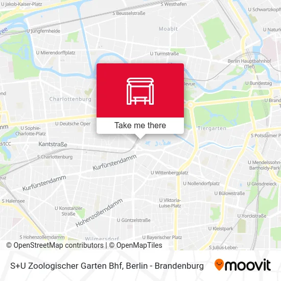 Карта S+U Zoologischer Garten Bhf