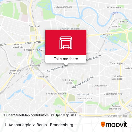 Карта U Adenauerplatz