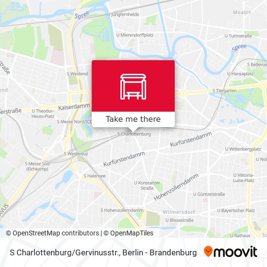 S Charlottenburg/Gervinusstr. map