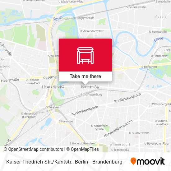 Карта Kaiser-Friedrich-Str./Kantstr.