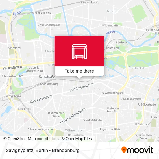 Карта Savignyplatz