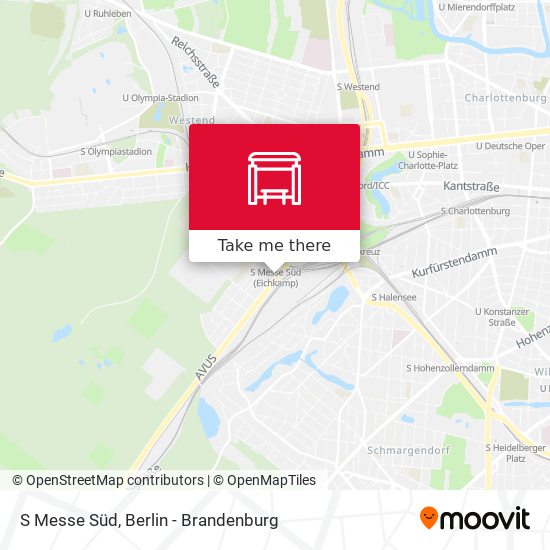 S Messe Süd map