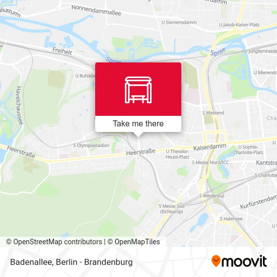 Badenallee map