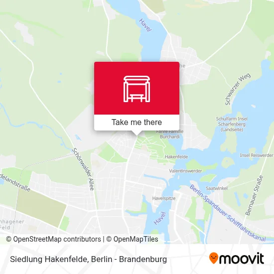 Siedlung Hakenfelde map